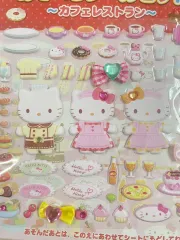 ハローキティステッカー サンリオステッカー キティ・ダニエル ドーナツキティ オムライスキティ パンケーキキティ