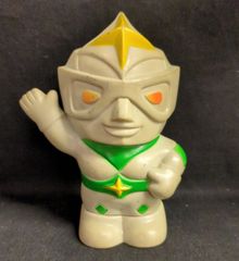 富士銀行 貯金箱 ミラーマン 110mm