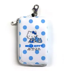 【中古】財布・パスケース ハローキティ(電話ドット) キー＆パスポーチ みずいろ ハローキティシリーズ 第1弾  「サンリオキャラクターズ」