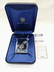 おまけ付きzippo ジッポ ライターpeaceブルーチタン2007年製モデル 未使用zippo Peace ピース ブルーチタン2007年製限定懸賞非売品