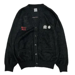 正規店新品【新作】ブラックアイパッチSMALL OG KNIT CARDIGAN NAVY トップス