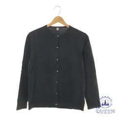 ☆美品☆ UNIQLO ユニクロ トップス カーディガン Uネック シンプル 長袖 レディース 大きいサイズ ブラック L 901-13088 送料無料 古着