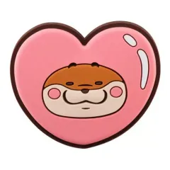 【中古】マグネット・磁石 カワウソ(ハート) 「可愛い嘘のカワウソ ラバーマグネットだぬ!」
