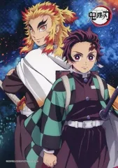 【中古】食玩 パズル 竈門炭治郎＆煉獄杏寿郎(背中合わせ) 「鬼滅の刃 パズルガム2」