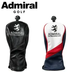 Admiral - coco 中古 アドミラルゴルフ Admiral Golf ヘッドカバー 黒 ブラック ５点セット フェアウェイ/FW×ユーティリティ/UT 中古 アドミラルゴルフ Admiral Golf ヘッドカバー 黒 ブラック