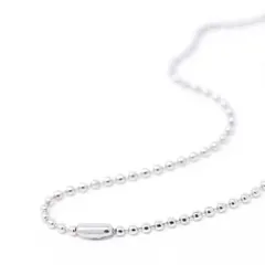 サージカルステンレス製 ボールチェーンネックレス(幅2.4mm) ※長さ自由
