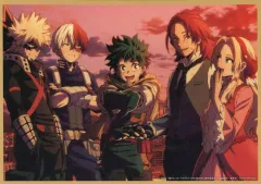 【中古】キャラカード 集合 描き下ろし色紙風イラストカード 「Blu-ray/DVD 僕のヒーローアカデミア THE MOVIE ユアネクスト」 メーカー購入特典