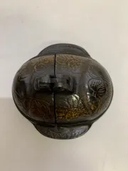 明治の名工　京金工師　紹美栄祐　金象嵌メダル　　珍品　京都博覧会　古美術　茶道 明治の名工 京金工師 紹美栄祐 金象嵌メダル 珍品 京都博覧会 古