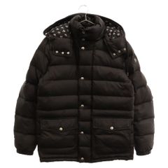 MONCLER (モンクレール) ×mastermind JAPAN AMBROISE マスターマインドジャパン アンブロワーズ ジップアップダウンジャケット ブラック 32096419490554654
