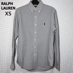 b215 RALPH LAUREN CLASSIC FIT ラルフローレン　ワイシャツ　カッターシャツ　ストライプシャツ　古着