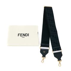 FENDI フェンディ ストラップユー ズッカ レザー ショルダーストラップ フェンディ FENDI ストラップ ユー ズッカ柄 ショルダー