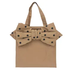 Muguet ミュゲ リボン トートバッグ ブラウン レディース 【中古】