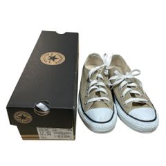 ◆中古品◆ CONVERSE コンバース ALL STAR OX 1CL129 ローカットスニーカー サイズ22.5㎝ ベージュ レディース 箱有 V4-164NCのサムネイル