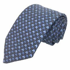 HERMES エルメス ネクタイ 馬 CRAVATE TWILL TIE 7 POULAIN ネイビー 未使用 aq11650