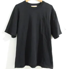 美品 22SS AMI PARIS アミパリス ハートロゴ 刺繍 クルーネック 半袖 Tシャツ カットソー E22UTS002.726 S ブラック メンズ 古着 中古 USEDのサムネイル
