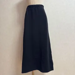 KN3139＊4L 大きいサイズ　 黒 ロングスカート裏ファータイトロング