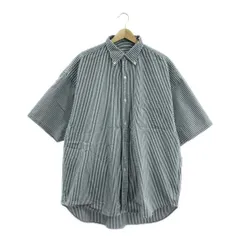 None / | KOTI / コティ UNITED ARROWS 取扱い シアサッカー オーバー シャツ ジャケット / メッシュ裏地 | L | ホワイト/ネイビー | メンズ