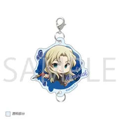 【新品・公式】名探偵コナン  つながるアクリルチャーム／ベルモット ミニキャラ バブル 公式グッズ colleize コレイズ