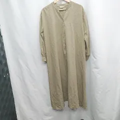 ◇ ⊂ LADYMADE レディメイド 長袖 ロング丈 ワンピース サイズF カーキ系 レディース E  【1505220009752】