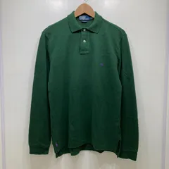 Polo by Ralph Lauren ポロバイラルフローレン 長袖 ポロシャツ グリーン Sサイズ