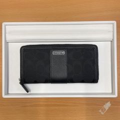 ■COACH コーチ F54566 ラウンドファスナー 長財布 A25-1184
