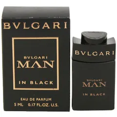 ブルガリ マン インブラック ミニ香水 EDP・BT 5ml 香水 フレグランス BVLGARI MAN IN BLACK 新品 未使用のサムネイル