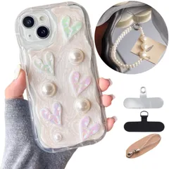 【人気商品】16proケース 15plus 15promax アイフォン14ケース iphone16 レディース シェル風 韓国 リボン飾り キラキラ パール かわいい パール アイフォン16ケース おしゃれ 透明 オシャレ クリア カワイイ リボン (ハート