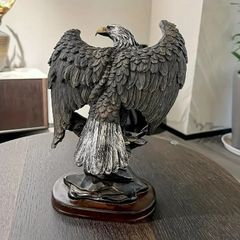 鍍金岩鷹 高級置物 秀峰作 骨董 アンティーク - メルカリ