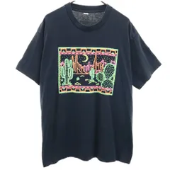 スクリーンスターズベスト 90s USA製 ネオンプリント 半袖 Tシャツ XXL ブラック SCREEN STARS BEST シングルステッチ オールド メンズ