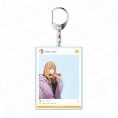 姉ちゃんの友達がうざい話 SNS風アクリルキーホルダー 生田瀬那 待ち合わせver. 新品 正規品 【コンテンツシード】のサムネイル