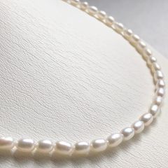 淡水真珠ネックレス -3- 4.5-5.0mm