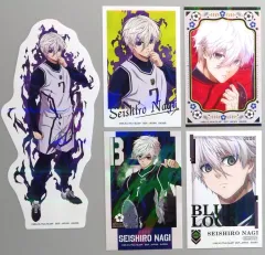 【中古】シール・ステッカー 凪誠士郎(オーラ) ホログラムステッカーセット(5枚セット) 「一番くじ ブルーロック ～武器を持て破壊者(ストライカー)よ!!～」 K賞