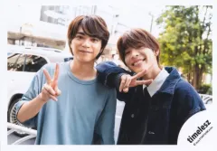 【中古】生写真(STARTO) timelesz/佐藤勝利・松島聡/横型・上半身/シングル「because」MV＆ジャケ写オフショット/公式生写真