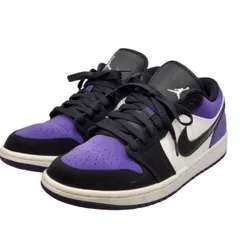NIKE ナイキ 553558-125 パープル ナイキ エアジョーダン1 ロー コートパープル 27cm Air Jordan 1 ローカットスニーカー