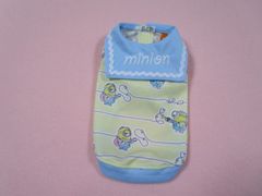 ペットパラダイス　3Sサイズ　胴回り30cm　Minion　セーラータンク　イエロー・ブルー　美品中古