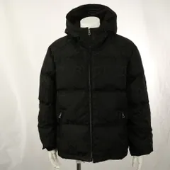 極美品 現行品 グッチ ジャンボ GG ナイロン ダウン ジャケット 48 フード 付 ブラック 黒 アウター メンズ 服 ERM 0722-R6【中古】のサムネイル