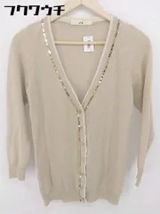 ◇ ef-de エフデ 長袖 ニット カーディガン サイズ9 ベージュ系 レディース 【中古】 【1102240009153】