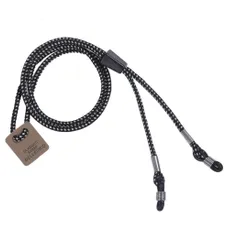 【特価商品】[DELLEPICO] グラスストラップ 偏光グラス メガネストラップ メガネバンド メガネホルダー 眼鏡ストラップ サングラス チェーン 置き忘れ防止 釣り アウトドア スポーツ用 おしゃれ 40cm