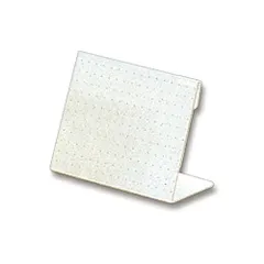 （まとめ買い）ライオン事務器 カード立て L型 アクリル製 W80×H55mm L-80 288-03 【20個セット】