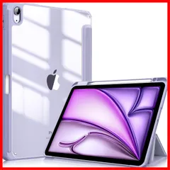【特価商品】Fintie iPad Air 11インチ ケース M3 (2025 第7世代) / M2 (2024 第6世代) / Air 5/4 ケース 2022/2020 10.9 インチ 透明バックカバー Apple Pencil 収納可能 ワイヤレス充
