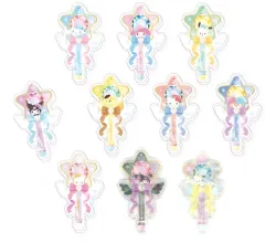 【中古】シール・ステッカー 全10種セット 「サンリオキャラクターズ シークレットホログラムアクリルステッカー マジカルジュエリーボックス」