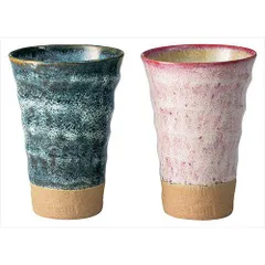 【新品・5営業日で発送】美濃窯変 タンブラーペア430ml(木箱入) MIN-3003B