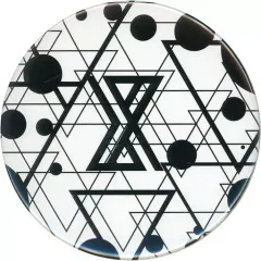 【中古】バッジ・ピンズ ツアーロゴ缶バッジ(ホワイト) 「XYZ TOUR 2019 -DJ Style-」 缶バッジくじ景品