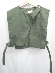 ◇ callautia カラウティア ノーカラー デザイン ベスト ジレ サイズL モスグリーン レディース P  【1407260031451】