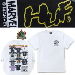 ★SALE★数量限定★HUF(ハフ) X AVENGERS GALACTIC TEES コラボ Tシャツ ホワイト L～XL 人気 送料無料 21200