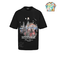 【今日特価】Balenciaga 夜景プリント T シャツ-1