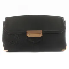 アレキサンダーワン ALEXANDER WANG PRISMA SKELETAL CLUTCH クラッチバッグ パーティバッグ レザー 黒 /KUのサムネイル