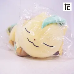 【美品】 ポケモンセンター ぬいぐるみ すやすやリーフィア ポケモン すやすやフレンド ぬいぐるみS リーフィア｜ポケモン