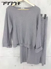 ◇ a.v.v standard ニット セーター 膝下丈 スカート セットアップ サイズM ダークグレー レディース 【中古】 【1104200006790】のサムネイル