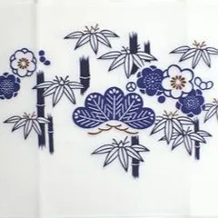 手ぬぐい　レトロな和柄　松竹梅　縁起物　日本手拭い　和雑貨　エコ